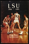 1968-69 LSU Tigers Basketball Media Guide w/ Pete Maravich Cover