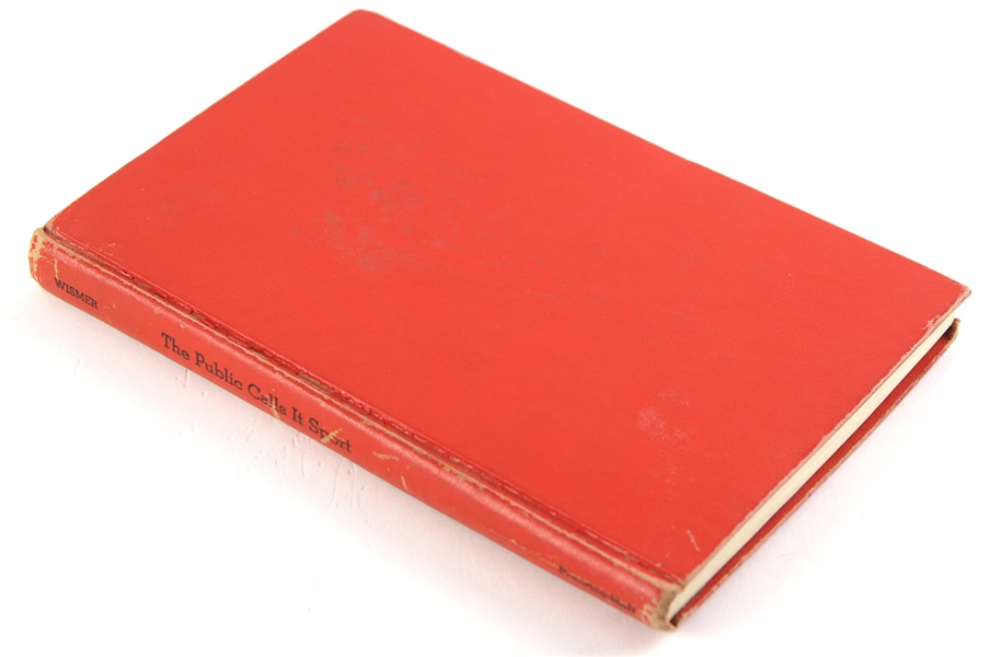 1965 Harry Wismer New York Titans AFL "The Public Calls It Sport" Hardcover Book 