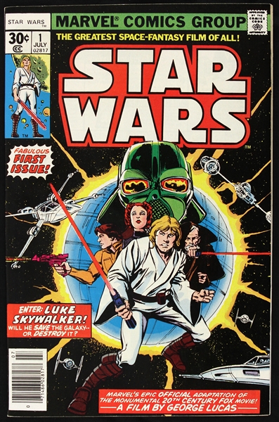 1977 Star Wars #1 Marvel Comic Book