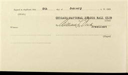 1923-61 Eddie Collins Bill Veeck Sr. Joe Cronin Charles Shoemaker Signed Player Contracts & Transfer Agreements - Lot of 3 (MEARS LOA)