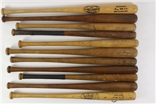 1910's-80's Store Model Baseball Bat Collection - Lot of 57 w/ Babe Ruth, Lou Gehrig, Jackie Robinson, Mickey Mantle, Roberto Clemente & More 