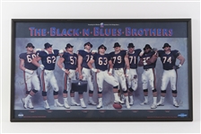 Lot of 7 Football Photos and Prints (6 framed) (JSA)