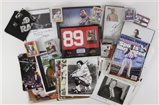 1920's-2000's Signed Trading Cards Photos Equipment Collection - Lot of 1,100+ w/ Heavily Toned Babe Ruth Signed OAL Johnson Baseball & More (MEARS LOA)