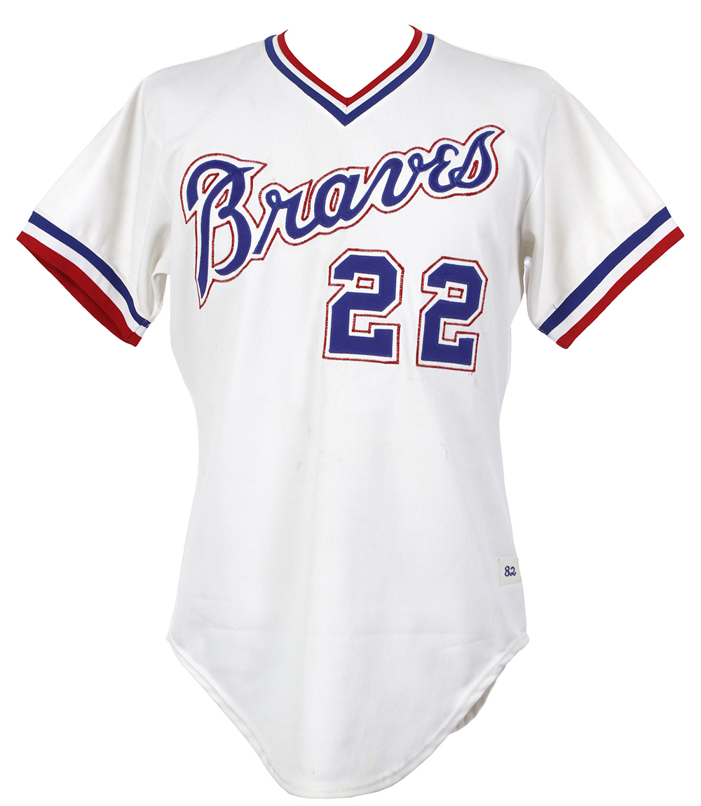 Lot Detail - 1982 Brett Butler Atlanta Braves Game Worn Home Jersey (MEARS  LOA)