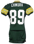1994 Mark Chmura Green Bay Packers Game Worn Home Jersey w/ NFL 75th Anniversary Patch (MEARS LOA/Team Letter)