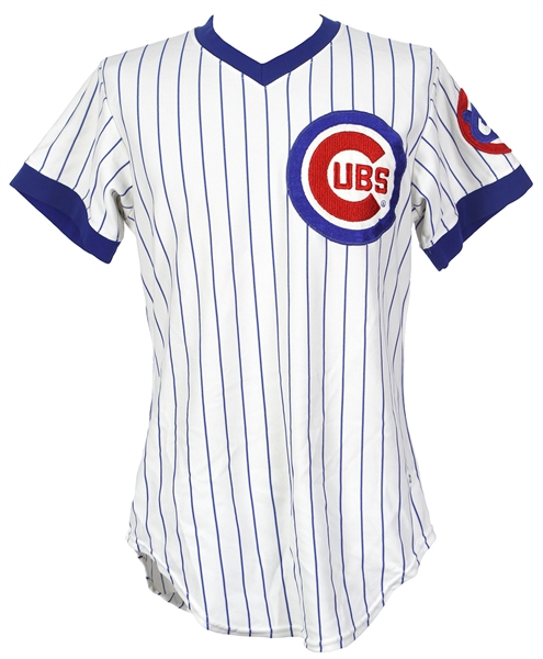 1980 Lee Smith Chicago Cubs Game Worn Home Jersey (MEARS LOA) Rookie Season