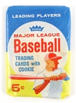 1963 Fleer Baseball Unopened Trading Card Pack 