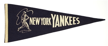 1950s New York Yankees 29” Pennant