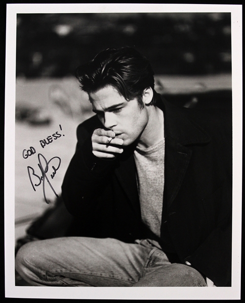 Brad Pitt 8"x 10" Secretarial Signed Photo