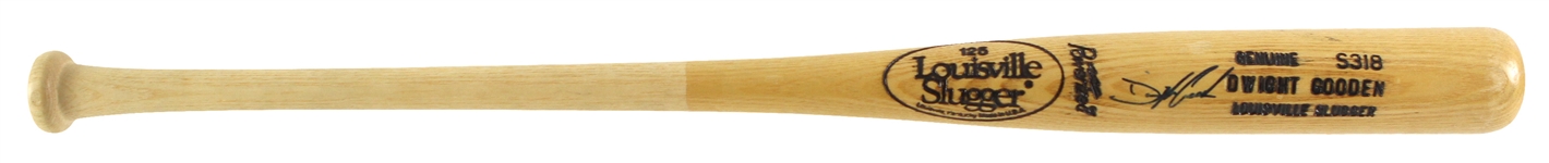 1984-85 Dwight Gooden New York Mets Signed Professional Model Louisville Slugger (MEARS LOA/JSA)
