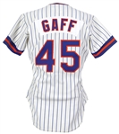 1985 Brent Gaff New York Mets Spring Training Home Jersey (MEARS LOA)