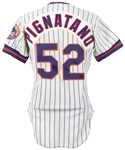 1980 Joe Pignatano New York Mets Game Worn Home Jersey (MEARS LOA)