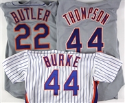 1981-95 New York Mets Game Worn Jerseys - Lot of 8 w/ Ray Searage, Ron Gardenhire, Kevin Elster, Brett Butler & More (MEARS LOA)