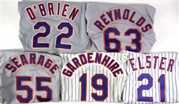 1981-95 New York Mets Game Worn Jerseys - Lot of 8 w/ Ray Searage, Ron Gardenhire, Kevin Elster, Brett Butler & More (MEARS LOA)