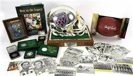 1960-2000's Green Bay Packers Memorabilia Collection - Lot of 150 w/ SB XXV Commemorative Helmet, Tikcets, Commemorative Coins, Photos, Lombardi Masks & More (JSA)