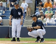 2007 Yogi Berra New York Yankees Signed Game Worn Spring Training Jersey (MEARS A10/JSA/Steiner)