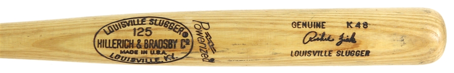 1977-79 Richie Zisk White Sox/Rangers H&B Louisville Slugger Professional Model Game Used Bat (MEARS LOA)
