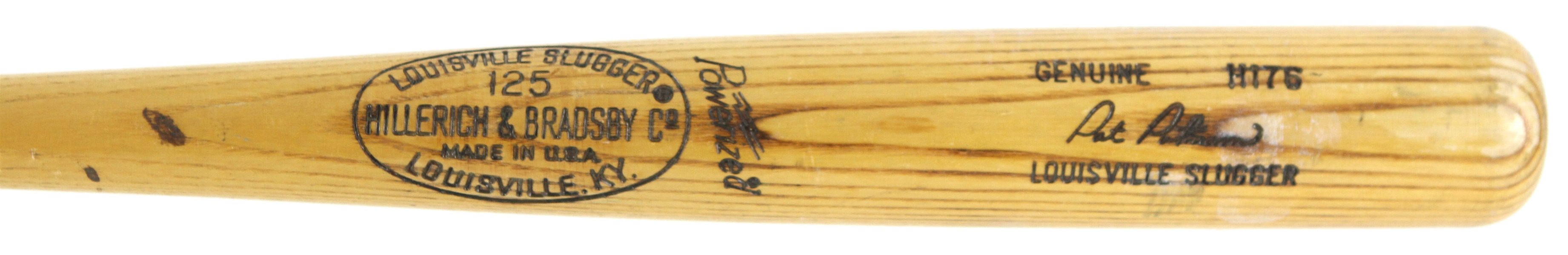 1977-79 Pat Putnam Texas Rangers H&B Louisville Slugger Professional Model Game Used Bat (MEARS LOA)