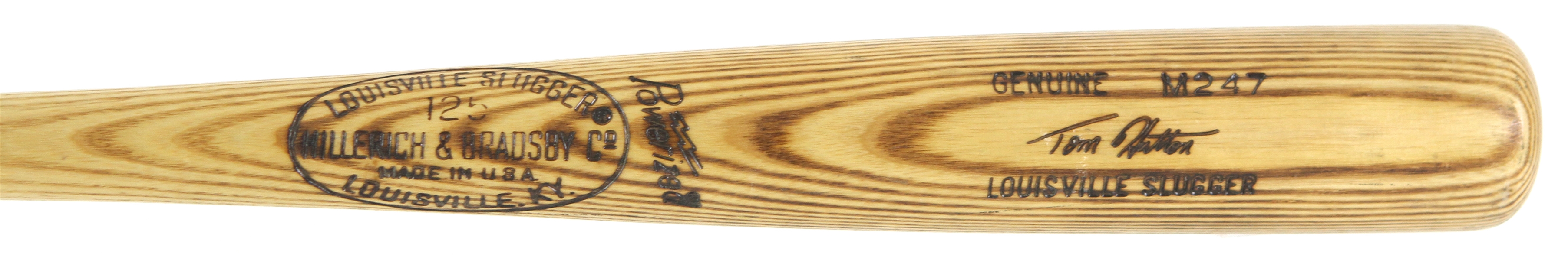 1977-79 Tom Hutton Phillies/Blue Jays/Expos H&B Louisville Slugger Professional Model Bat (MEARS LOA)