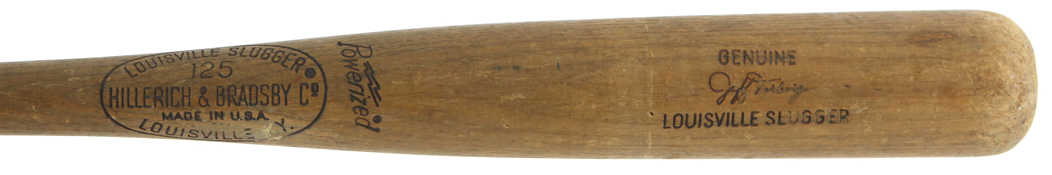 1973 Jeff Torborg California Angles H&B Louisville Slugger Professional Model Game Used Bat (MEARS LOA)
