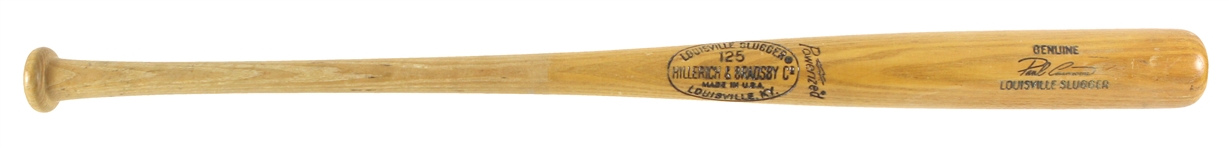 1973-74 Paul Casanova Atlanta Braves Signed H&B Louisville Slugger Professional Model Bat (MEARS LOA/JSA)