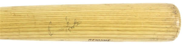 1974-75 Tim Foli Montreal Expos Multi Signed H&B Louisville Slugger Professional Model Game Used Bat w/ 8 Signatures Including Duke Snider, Rookie Era Gary Carter & More (MEARS LOA/JSA)
