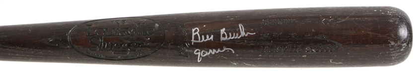 1983-85 Bill Buckner Cubs/Red Sox Signed Louisville Slugger Professional Model Game Used Bat (MEARS LOA/JSA)