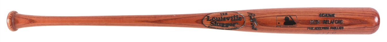1999-2000 Desi Relaford Philadelphia Phillies Signed Louisville Slugger Professional Model Bat (MEARS LOA/JSA)
