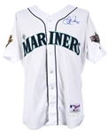 2001 (post 09/11) Mike Cameron Seattle Mariners Signed Game Worn Home Jersey (MEARS LOA/JSA) 116 Win Season