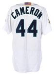 2001 (post 09/11) Mike Cameron Seattle Mariners Signed Game Worn Home Jersey (MEARS LOA/JSA) 116 Win Season