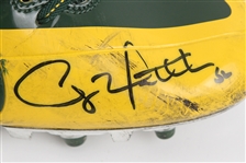 2014 (October 26) Clay Matthews Green Bay Packers Signed Game Worn Nike Cleats (MEARS LOA/JSA)