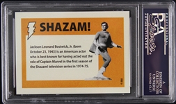 1974-1975 Jackson Bostwick Shazam Signed LE Trading Card (PSA/DNA Slabbed)