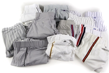 1960s-2000s Game Worn Baseball Uniform Pants - Lot of 20 w/ Carlos Baerga, Don Zimmer, Jeff Bagwell & More (MEARS LOA)