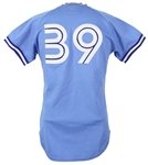 1987 Don Gordon Toronto Blue Jays Game Worn Road Jersey (MEARS LOA)