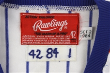 1984 Mookie Wilson New York Mets Home Jersey (MEARS LOA)