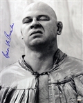 Baron Von Raschke AWA Wrestling Legend (head shot with grimace) Signed LE 16x20 B&W Photo (JSA)