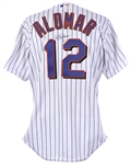 2002 Roberto Alomar New York Mets Signed Game Worn Home Jersey (MEARS LOA/JSA)