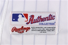 2002 Roberto Alomar New York Mets Signed Game Worn Home Jersey (MEARS LOA/JSA)