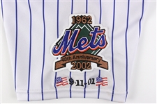 2002 Roberto Alomar New York Mets Signed Game Worn Home Jersey (MEARS LOA/JSA)