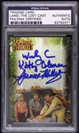 1974-1977 Land of the Lost Coleman/Eure/Milligan Signed LE Trading Card (PSA/DNA Slabbed)