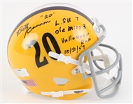1957-1959 Billy Cannon LSU Autographed Mini Helmet W/ “Halloween Run” Inscription (Radtke)