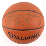 1990s Julius "Dr. J" Erving Philadelphia 76ers Signed ONBA Stern Basketball (JSA)