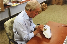 1972-1978 Fran Tarkenton Minnesota Vikings Signed Embroidered Logo Football W/ “HOF 99” Inscription (Radtke)