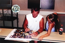 1992-2007 Brett Favre Green Bay Packers Signed 16x20 Color Photo (Brett Favre Hologram)