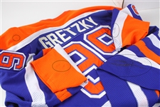 1987-1988 Wayne Gretzky Edmonton Oilers Game Worn Jersey (MEARS A10) “Stanley Cup Championship Repeat Season