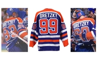 1987-1988 Wayne Gretzky Edmonton Oilers Game Worn Jersey (MEARS A10) “Stanley Cup Championship Repeat Season