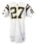 1997 Michael Swift San Diego Chargers Game Worn Road Jersey (MEARS LOA)