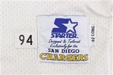 1997 Michael Swift San Diego Chargers Game Worn Road Jersey (MEARS LOA)