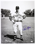 1954-56 Andy Pafko Milwaukee Braves Frank Stanfield Autographed Original 16x20 Hand Developed Photograph (JSA)