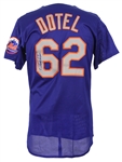 1997-98 Octavio Dotel New York Mets Signed Spring Training Batting Practice Jersey (MEARS LOA/JSA)